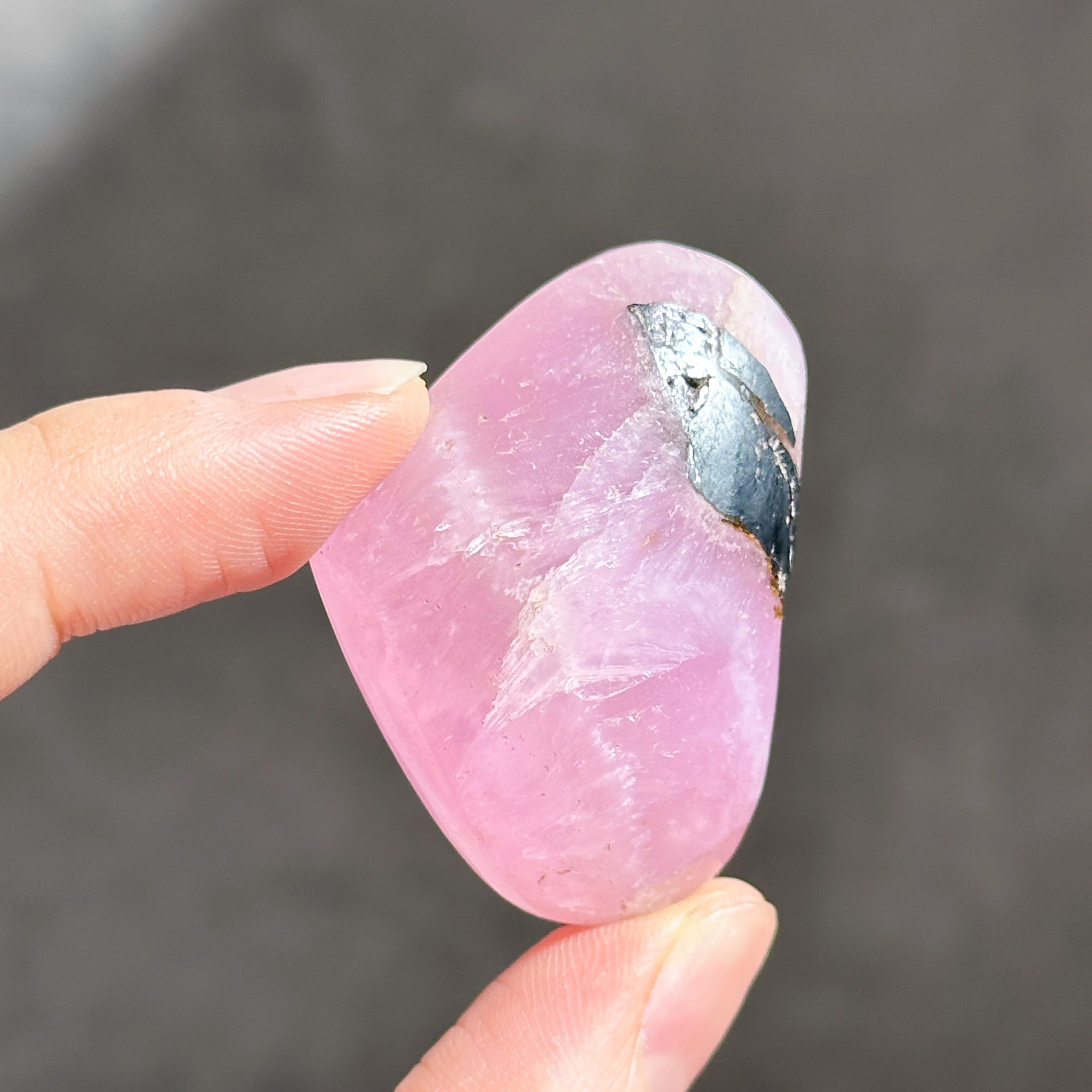 ピンクアラゴナイト ハート63◇ Pink Aragonite ◇天然石・鉱物