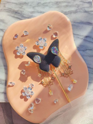 【GALAXY CHANDELIER PRISM DETACHABLE EARRING／（XX409） 】
