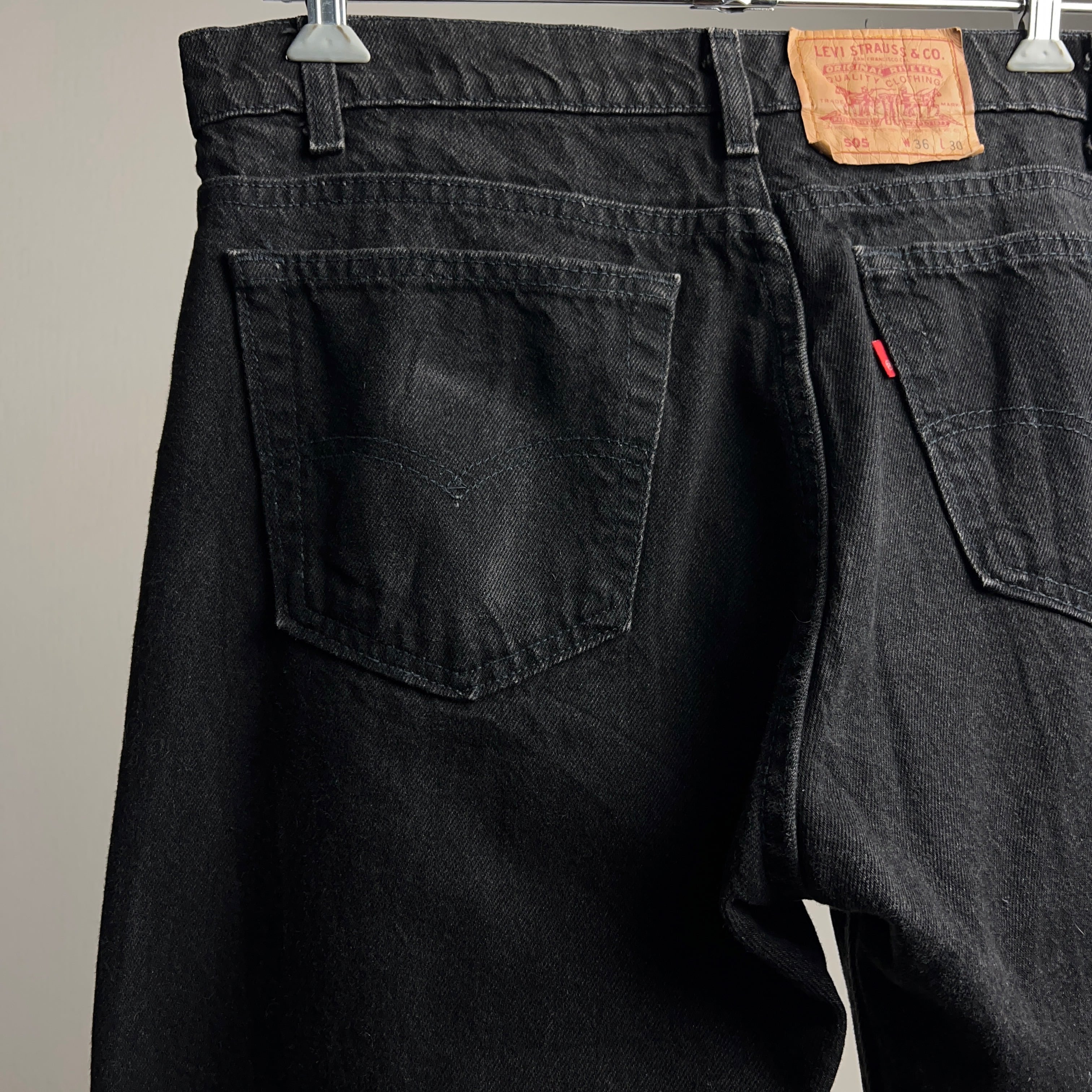 90's Levi's 505 Black Denim Pants W36 L30 USA製 90年代 90's Levi's 505 Black Denim Pants W36 L30 USA製 90年代