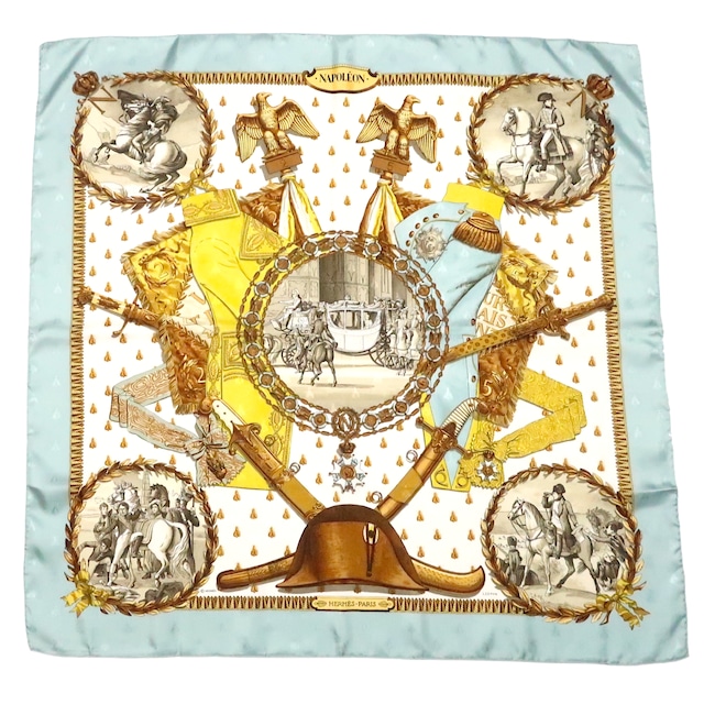 エルメス HERMES/スカーフ カレ90 ステッキ CANNES & POMMEAUX エルメス HERMES/スカーフ カレ90 ステッキ CANNES & POMMEAUX