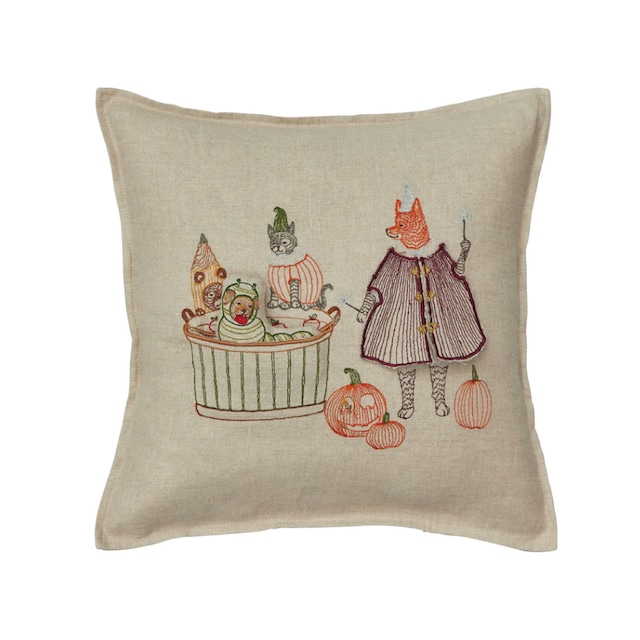 CORAL&TUSK [Bobbing for Apples Pocket Pillow] 30x30cm ハロウィンパーティー ポケット&ドールクッション (コーラル・アンド・タスク)