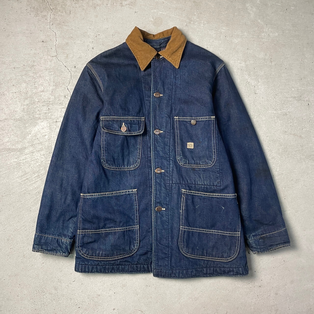 70年代 BIG JOHN WORLD WORKERS ビッグジョン カバーオール メンズM 