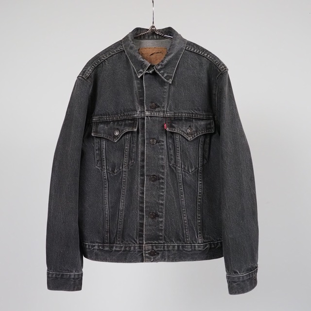 80’s Levi’s 75505-0259 Black Denim Jacket【42】CANADA製 リーバイス ブラック デニムジャケット