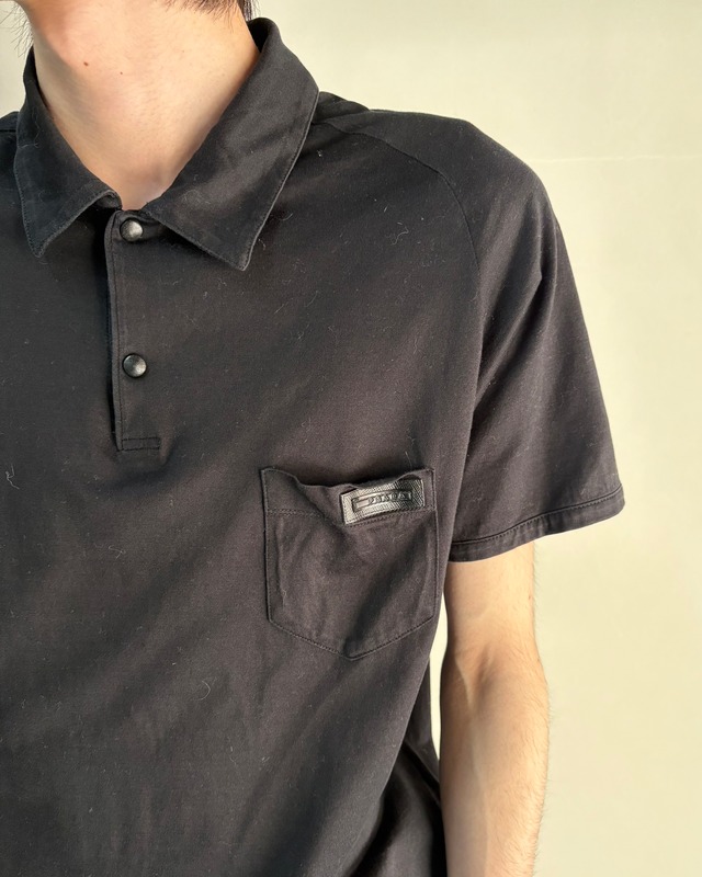 【00s PRADA SPORT】snap button polo shirt