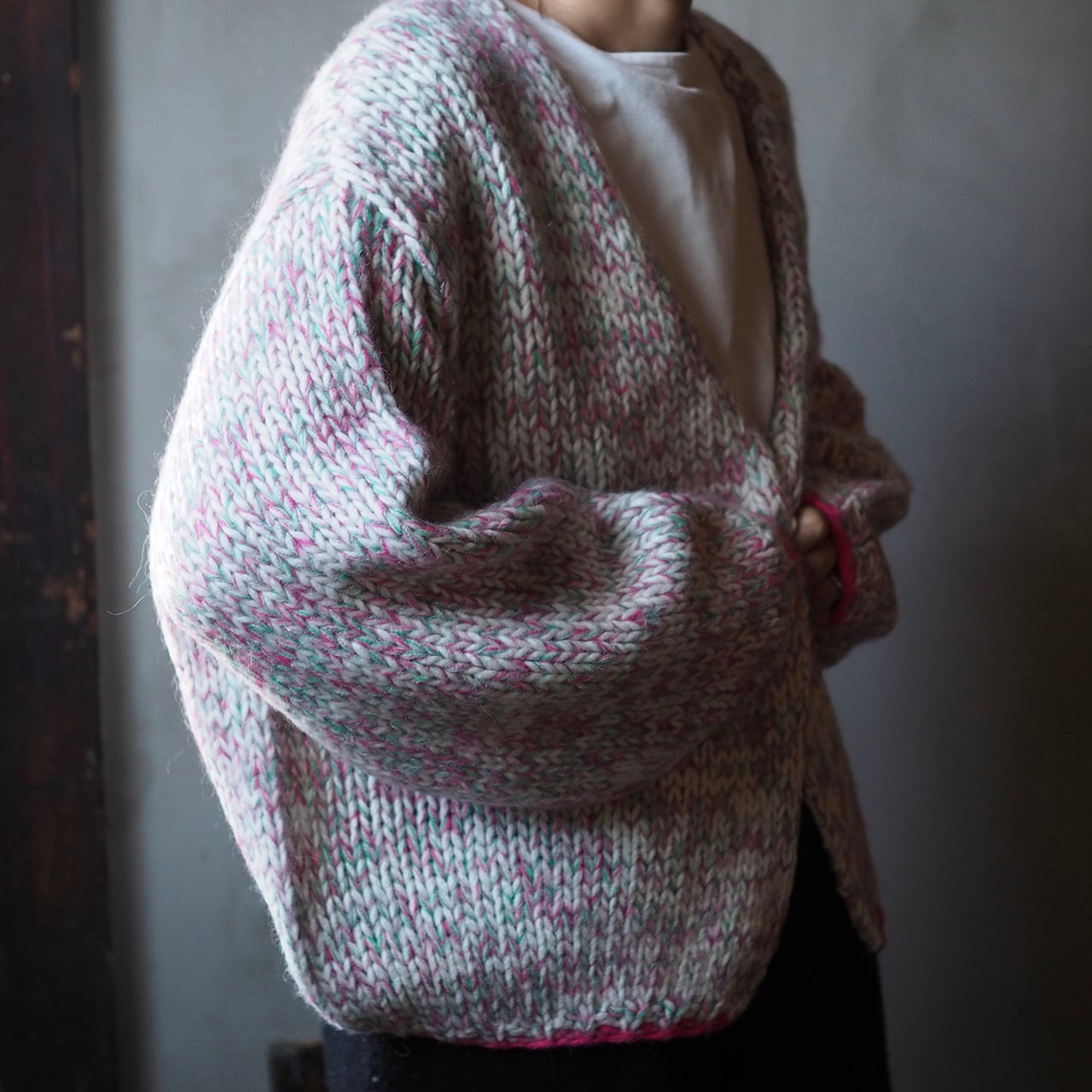 Le pivot art 5840 ミックスニットカーディガン