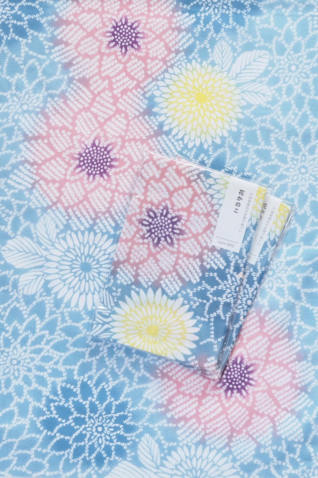 注染てぬぐい「花かのこ Colorful」