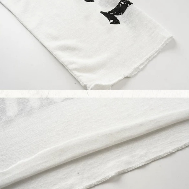 ビッグナンバリンググラフィックルーズフォルムTシャツ 1col R02472
