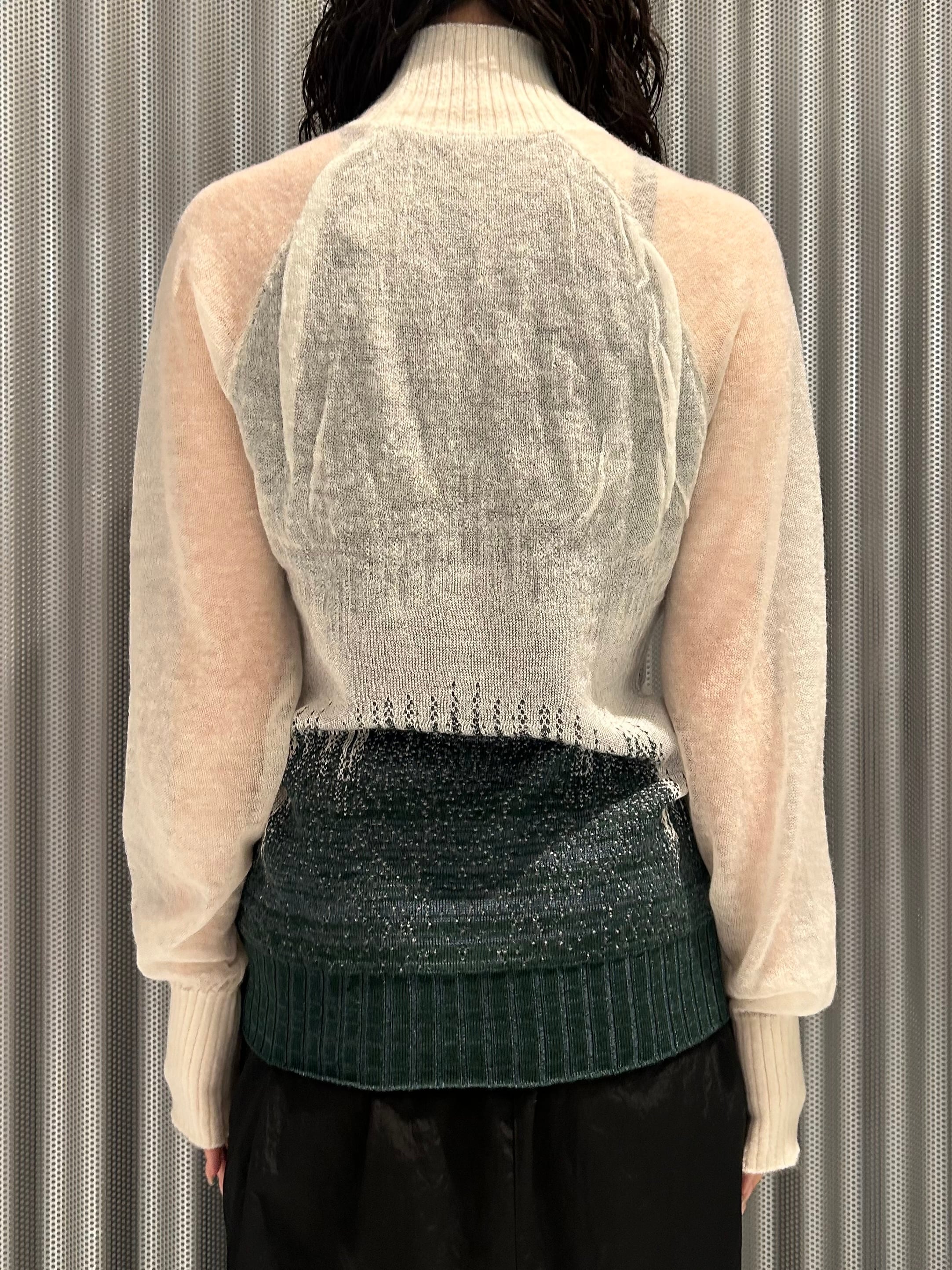 26AW | WOMEN】Mame Kurogouchi マメ クロゴウチ / トップス / Sheer