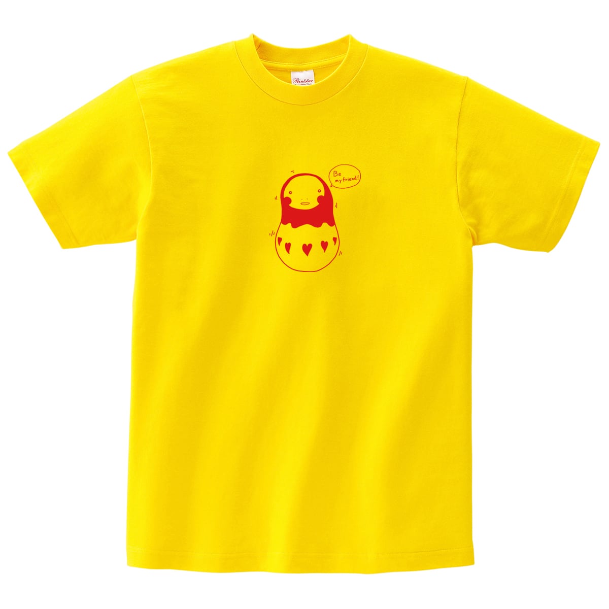 マトリョーシカTシャツ ms34 ゆるキャラ かわいい 人形 キュート 手描き