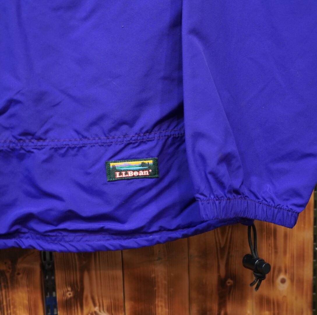 80s90s l.l.bean アノラックパーカー S/紫 llbean エルエルビーン