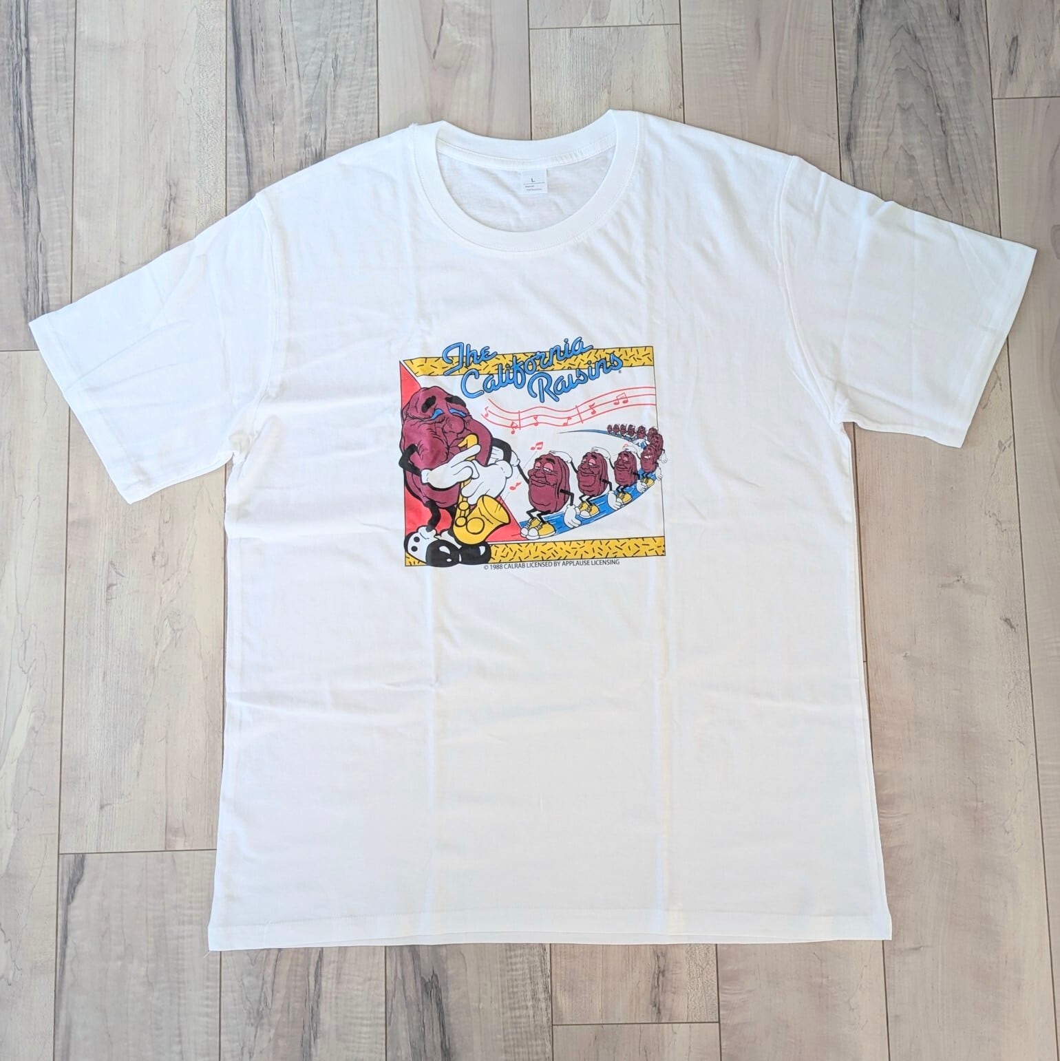♧【 California Raisins（ カリフォルニアレーズン ）】『 BE-BOP PIN 』 Tシャツ〚アメリカン雑貨 アメトイ〛