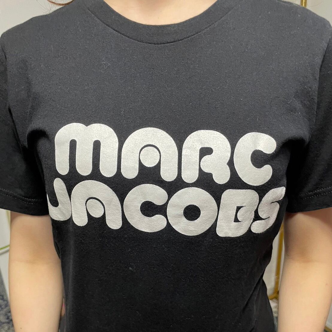 Marc Jacobs Logo Tee Black | sorcierevintage