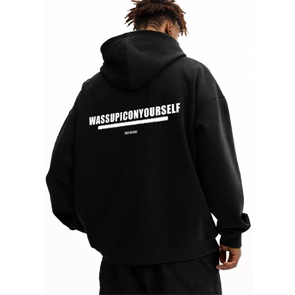 Back letter design hoodie P310