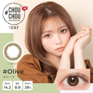 #チュチュ ワンデー(#CHOUCHOU 1day)《#Olive》#オリーブ[10枚入り]