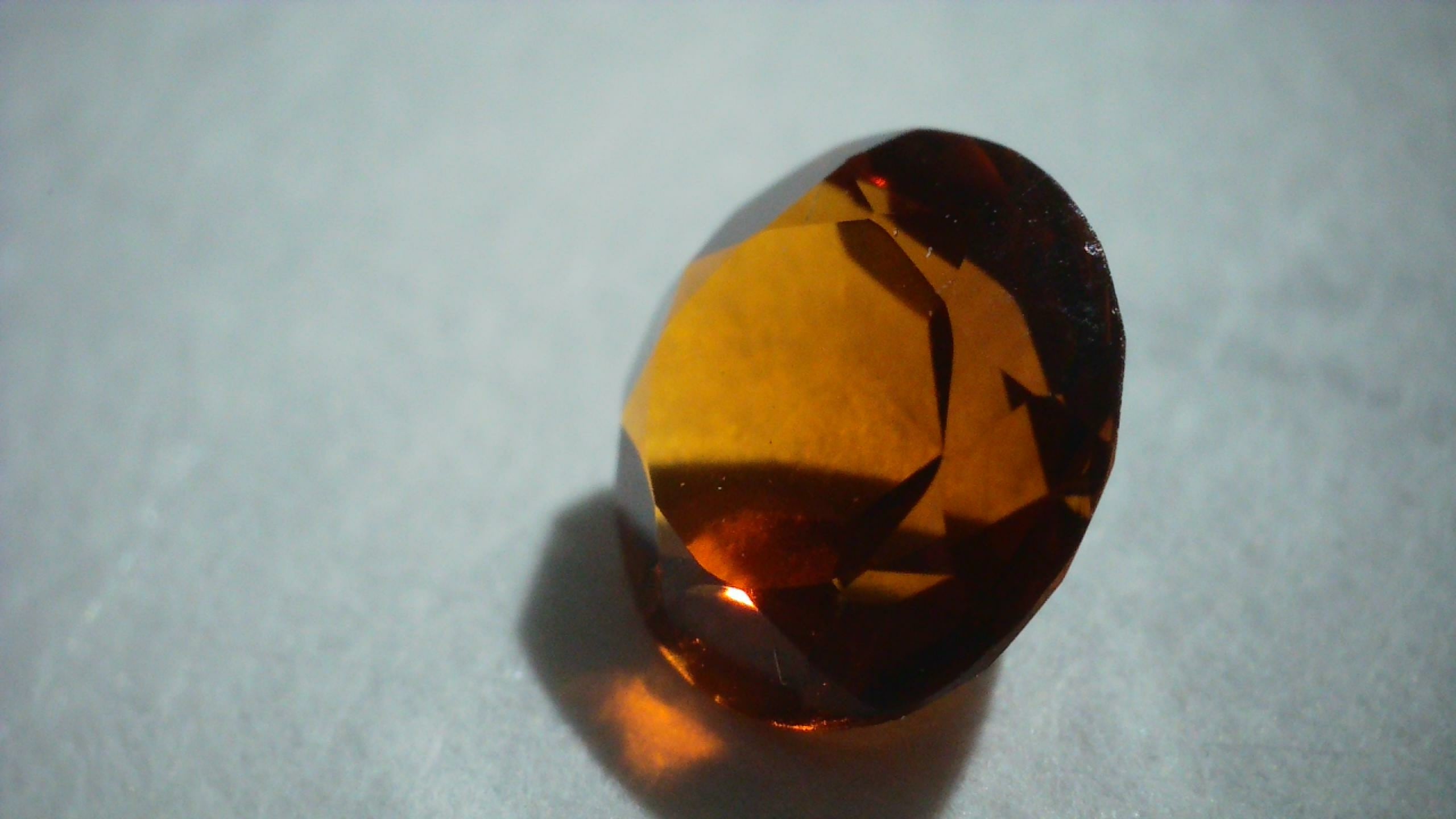 シトリンページ✨ ブランデーカラーシトリン 約0.40ct [C13‐654] | differencee(ディファ