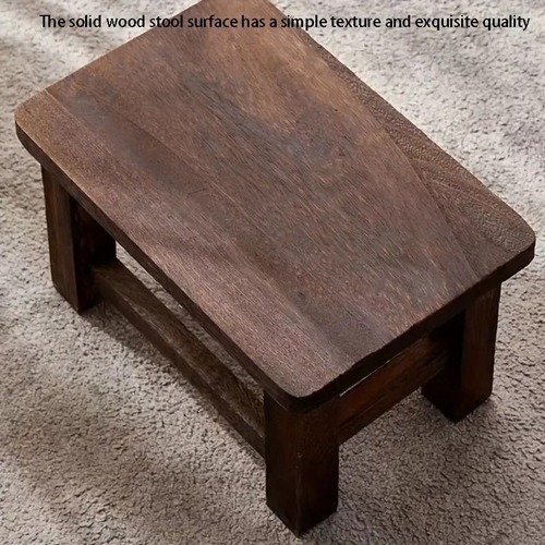 スツール　木製　ミニ椅子　コーヒーテーブル　低い　ミニスツール　ウッドスツール　腰掛け　足置き台　踏み台　花台　室内　リビング　客間　玄関　ベッドルーム　おしゃれ