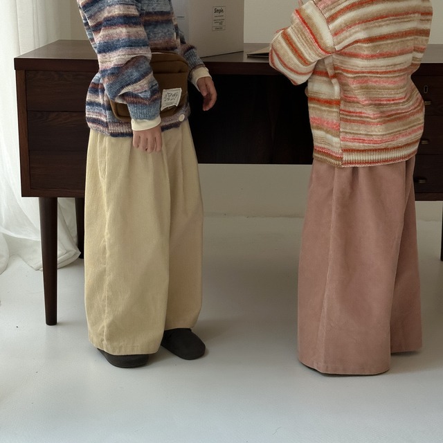 corduroy pants ... 3color