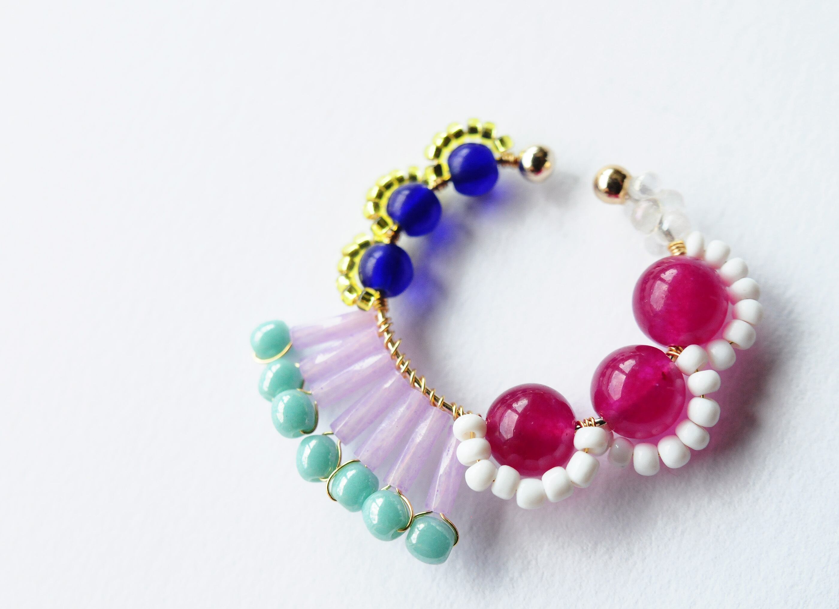 <Rollo~イロヅクビジュー~>イヤーカフ『 ハミングバード/hummingbird 』<B>