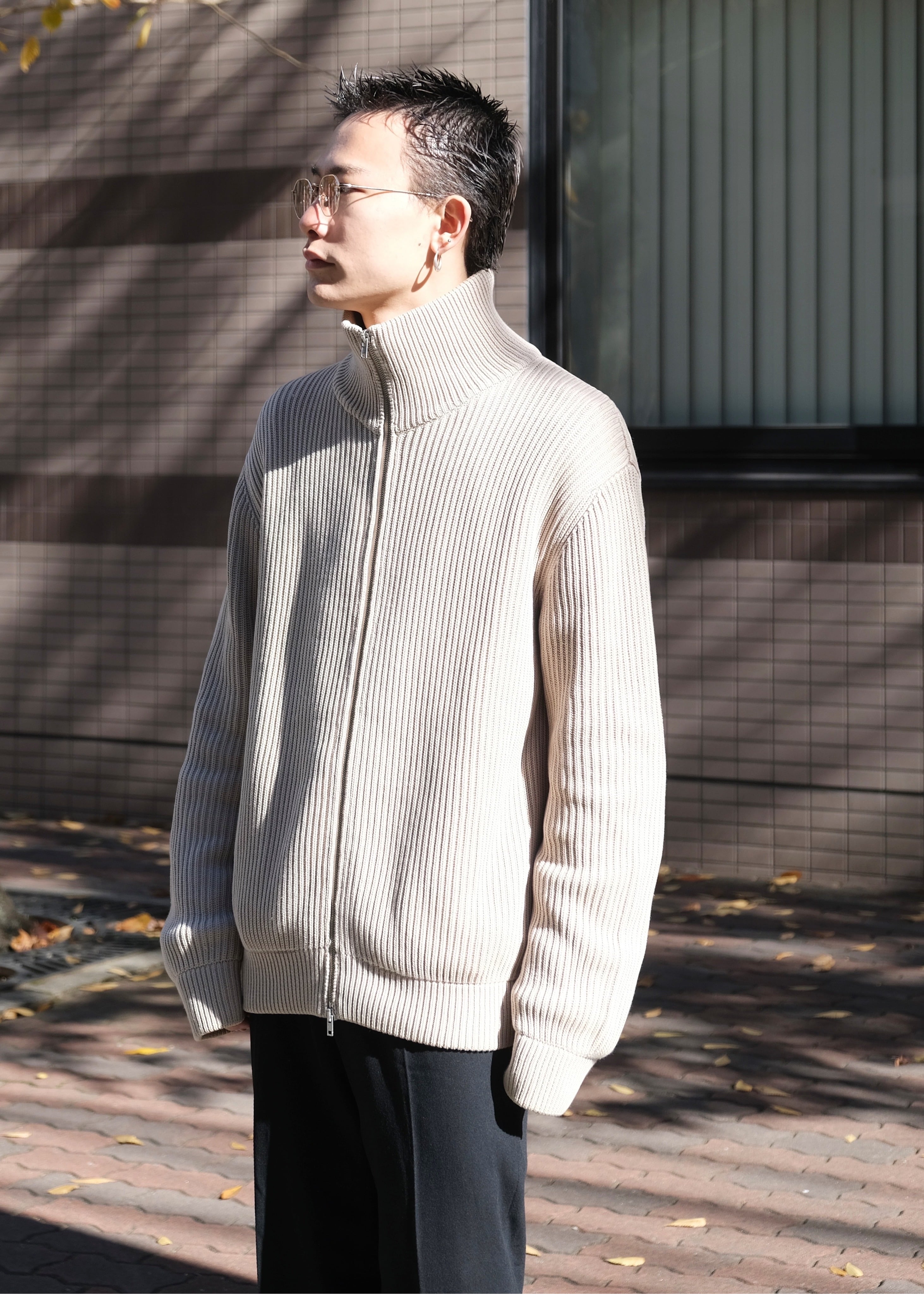 Martin Margiela 07SS double zip up drivers knit | CETTEN