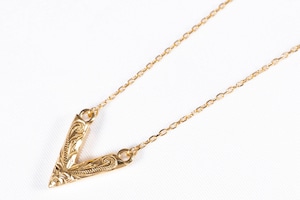 【316L Hawaiian v choker necklace】/ GOLD