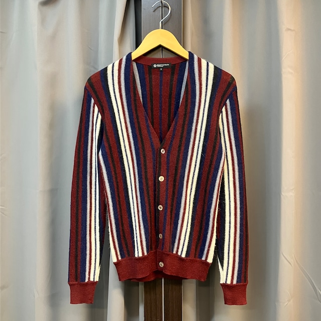 BEAUTY & YOUTH ALPACA / WOOL STRIPE CARDIGAN《S》