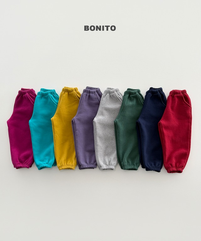 fleece jogger pants【BONITO】※12月中旬発送予定