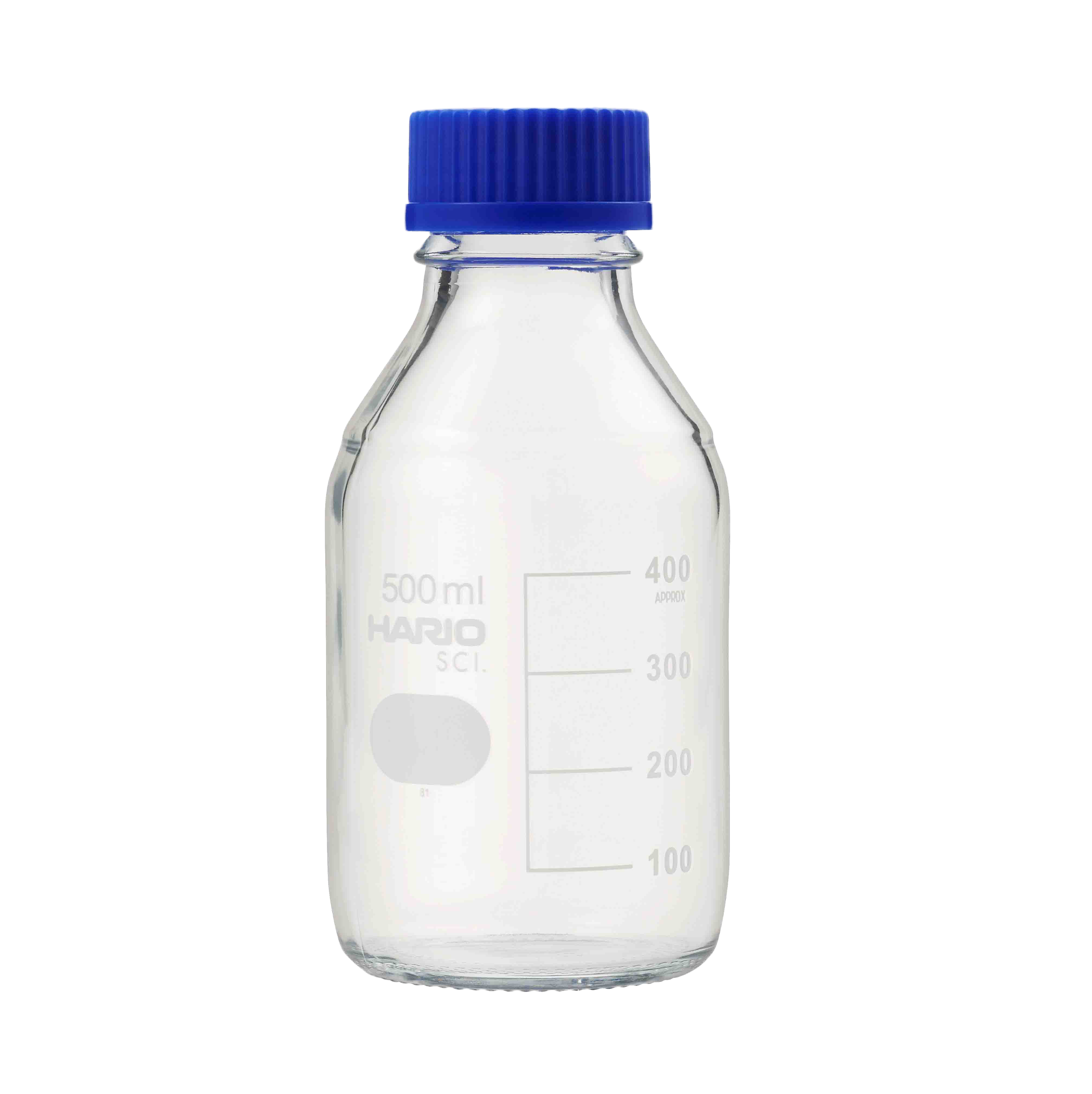 ■HARIO 耐熱ねじ口瓶 3.800mL[店頭受取不可] HARIO ハリオサイエンス コーティングねじ口瓶 100mL (1個) 品番：NBOC