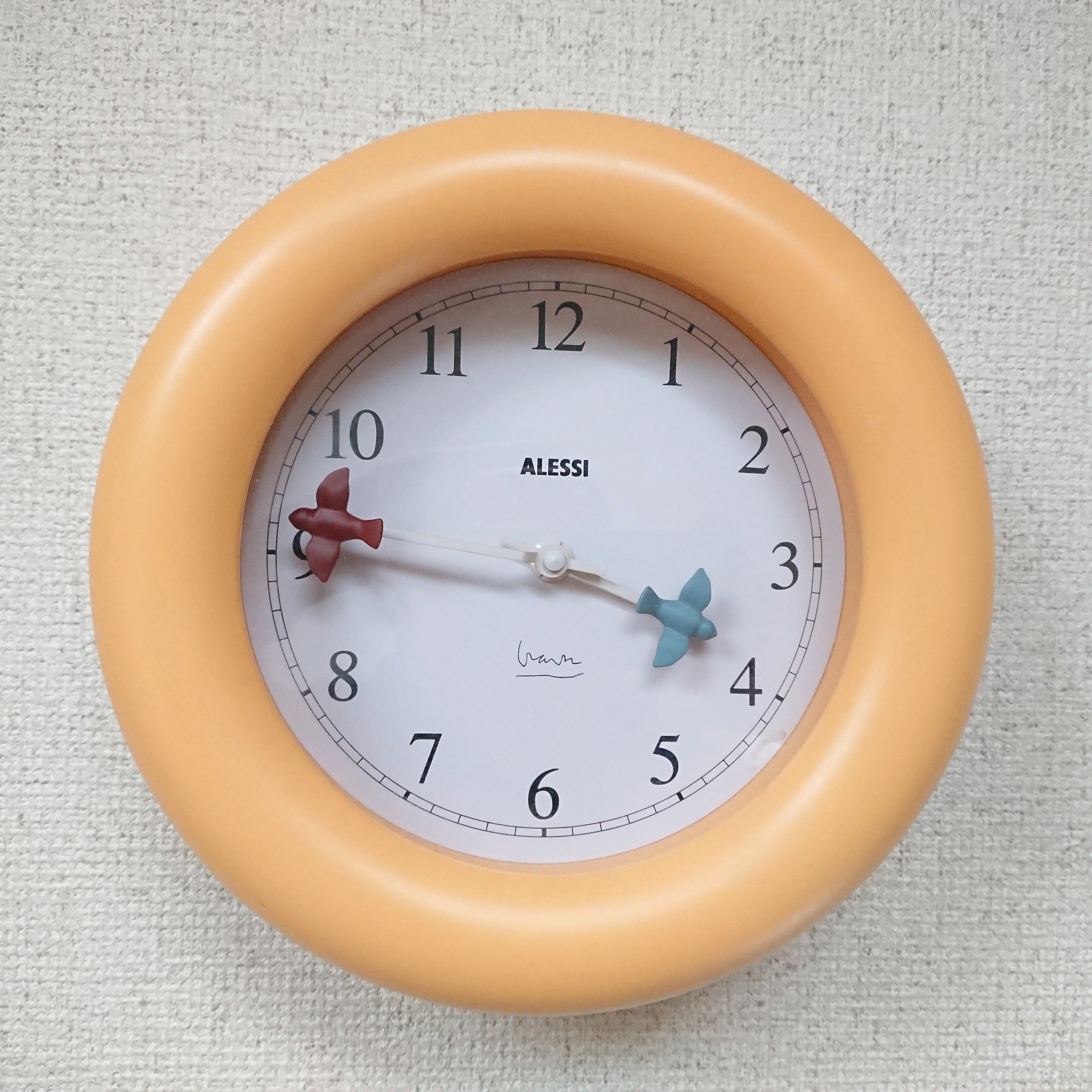 ALESSI Kitchen clock 10AZ アレッシィ キッチンクロック 壁掛け時計 イエロー Michael Graves | coshiki