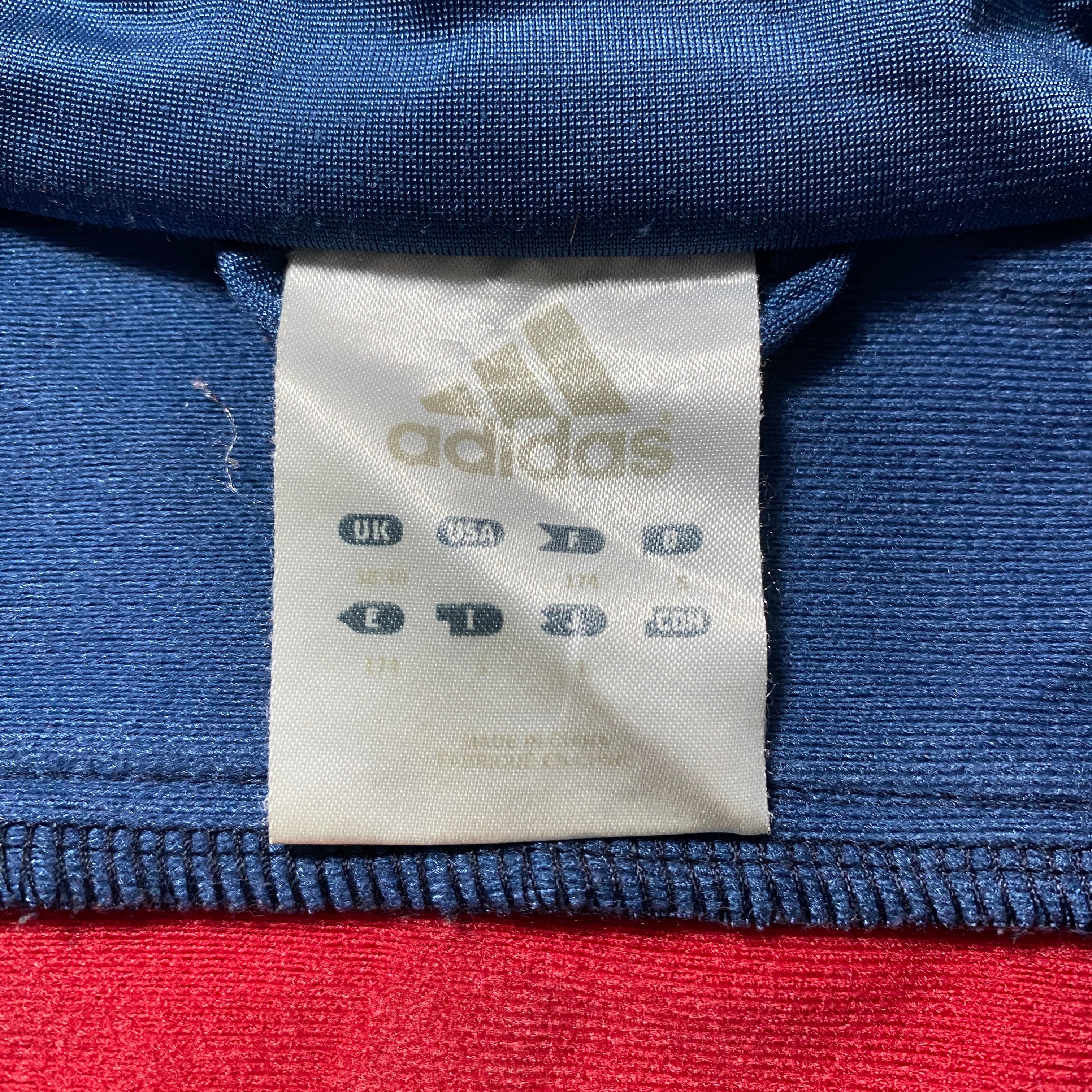 00's adidas アディダス 刺繍ワンポイント バックプリント サイド