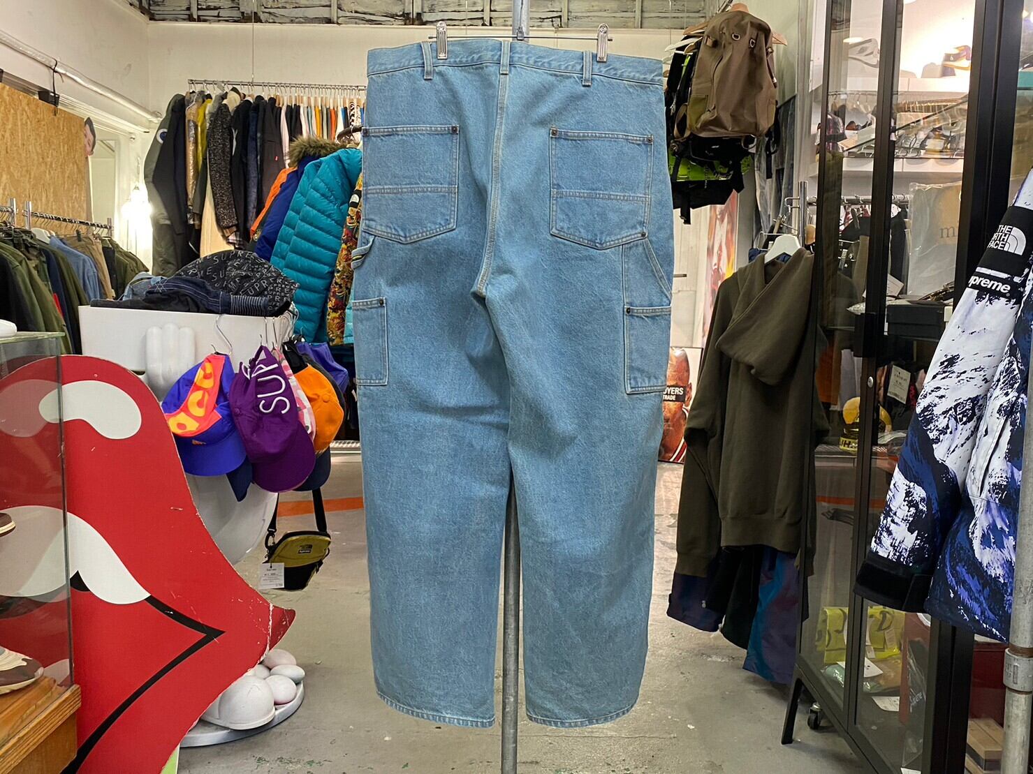 Supreme DOUBLE KNEE DENIM PAINTER PANT INDIGO 36 42906 | BRAND 