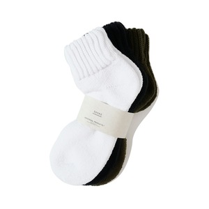 UNIVERSAL PRODUCTS / 3P PILE SOCKS （OLIVE/BLACK/WHITE）