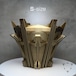 3Dプリンター鉢 "Colonnade (コロナード)" | size-S GOLD