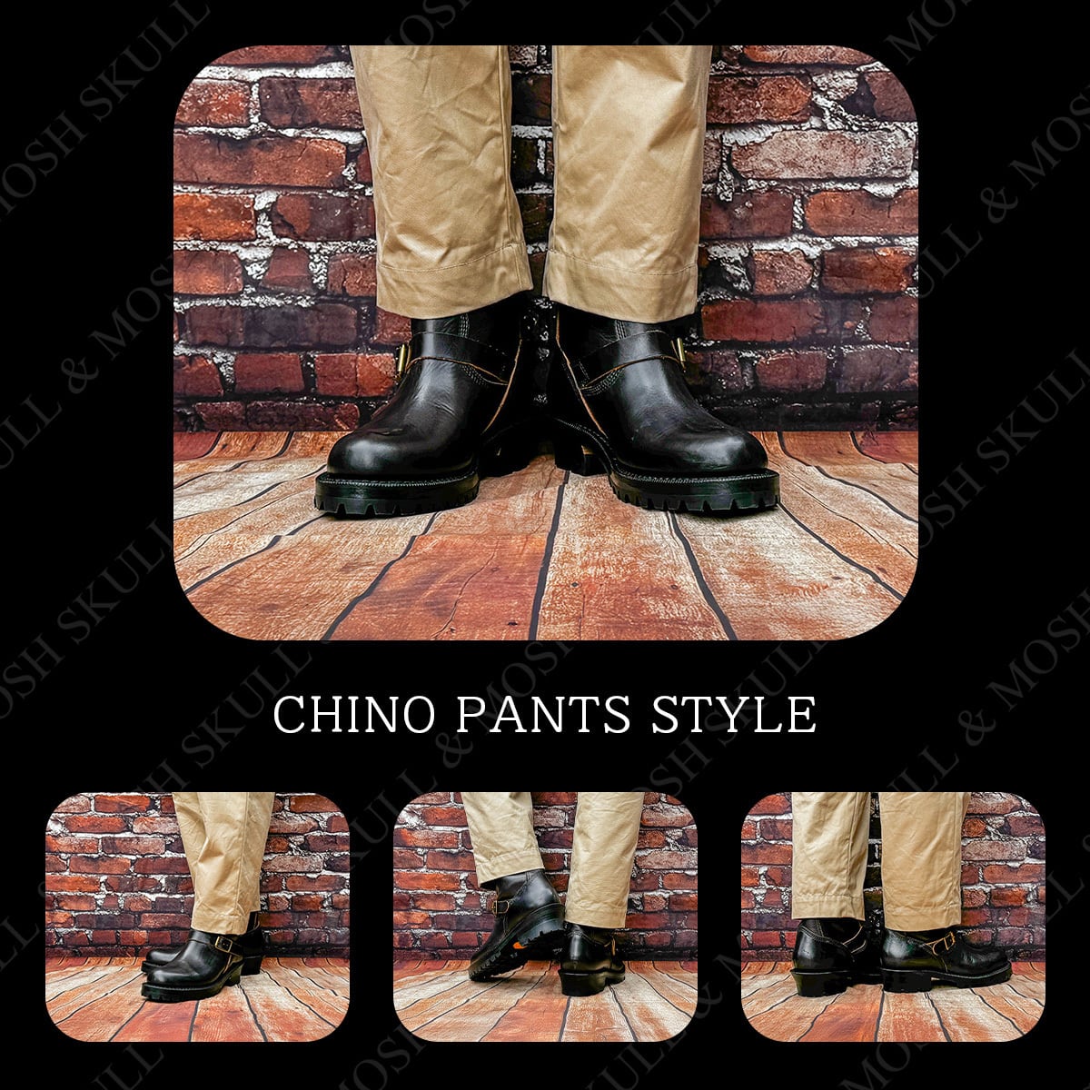 靴 00s Burberry engineer boots leather y2k JTS-002 / ENGINEER BOOTS | 瀧口商店
