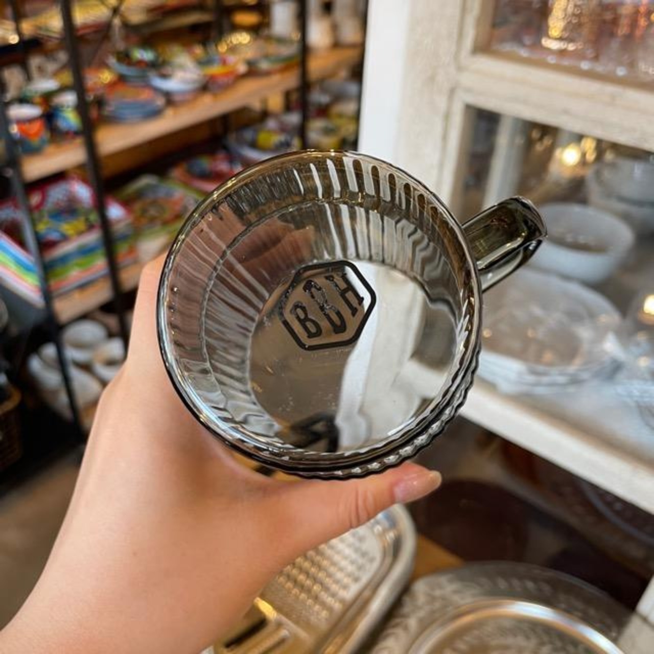 STACKING GLASS MUG 4color / スタッキングガラスマグ 全4色 マグカップ クリアカラー 透明感 カラフル シンプル かわいい おしゃれ ギフト プレゼント