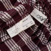 フラダンス 衣装 Avivare アビバーレ パウスカート あずき色 白 チェック ホワイト系 ブラウン系 レッド系 華やか かわいい おしゃれ 上品 大人っぽい シングル スカート ハワイアン アロハ フラ ダンス レッスン 練習 ハワイアンダンス