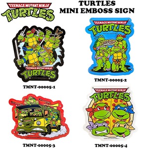 ミュータント・タートルズ（Mutant Ninja Turtles）ミニエンボス メタルサイン