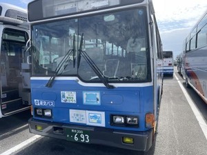 製造番号プレート：熊本200か693号車（産交バス）