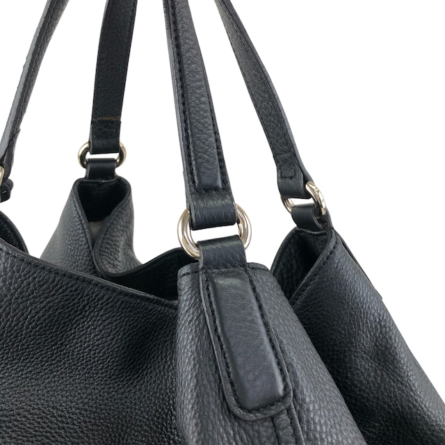 GUCCI グッチ ソーホー ショルダーバッグ ブラック タッセル レザー ホーボーバッグ vintage ヴィンテージ オールド p2pw3n