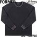 FORMER フォーマー AG WAFFLE ロングスリーブTEE ワッフル サーマル FKN-26101 ACID BLACK 26SP 日本代理店正規品
