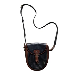 vintage AIGNER bicolor leather shoulder bag