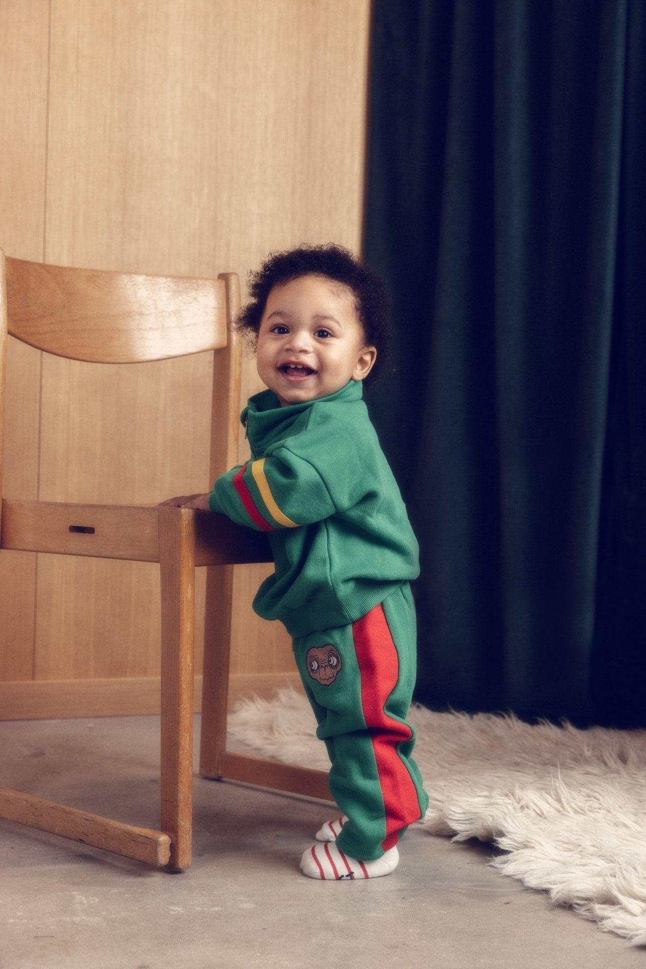 mini rodini スウェット　トレーナー　上下セット　六花亭 mini rodini スウェット トレーナー 上下セット 六花亭 mini rodini