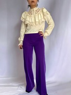 80’s Shoulder conscious Frills blouse