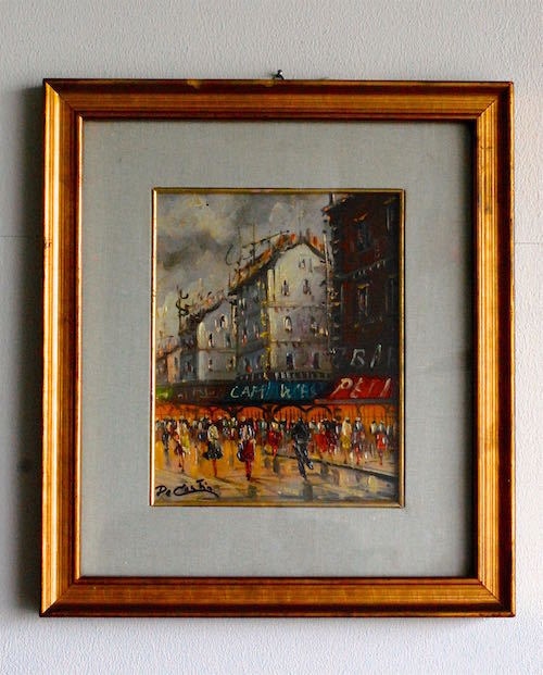 Italian painting "Paris"