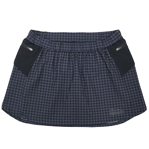 ranor(ラナー) HOUNDSSTOOTH SKIRT（WITH INNER）CHARCOAL×BLACK