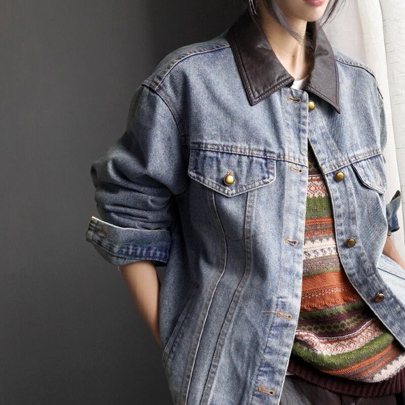 異素材デニムジャケット 50003