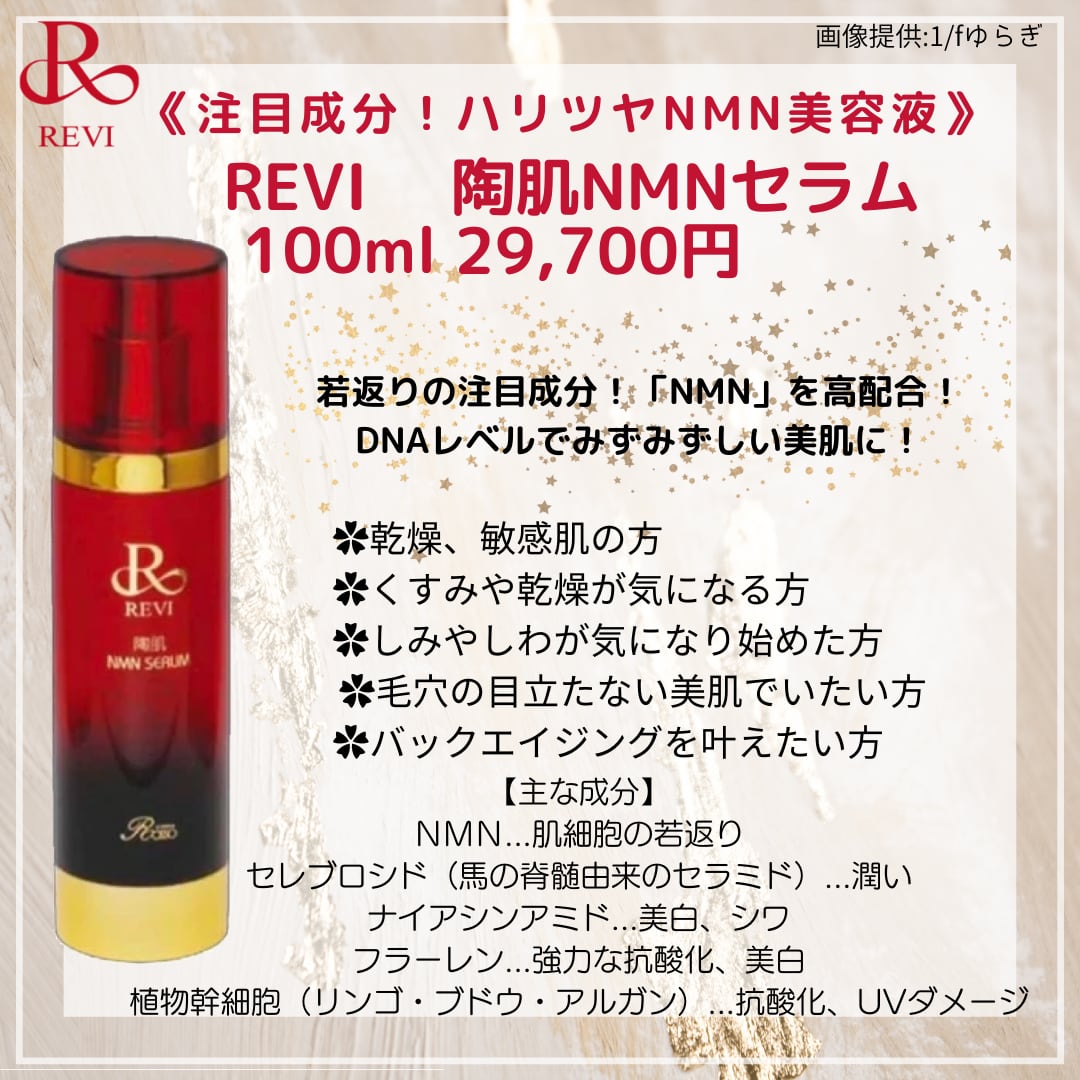 REVI ルヴィ 陶肌NMNセラム 100ml | hartwellspremium.com