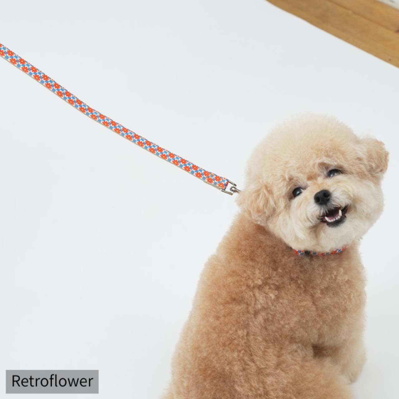 【PUPPYGALLERY公式】ポーカーフェイス・レトロフラワーリード　ML