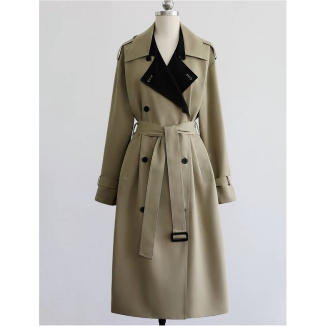 classic collar trench coat