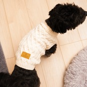TOREOTTO38 DOG KNITVEST / WHITE