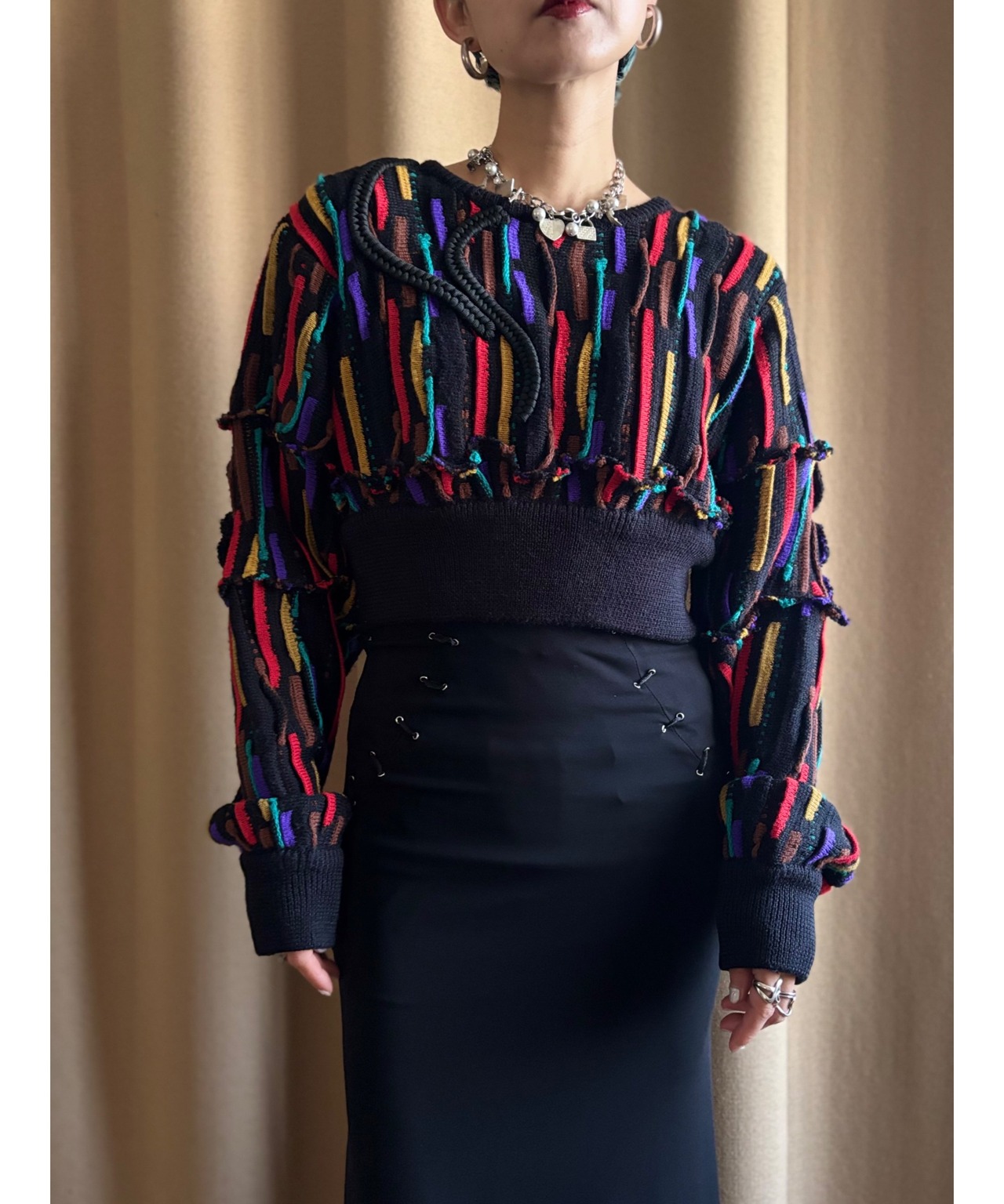 colorful 3D remake knit-4465-12
